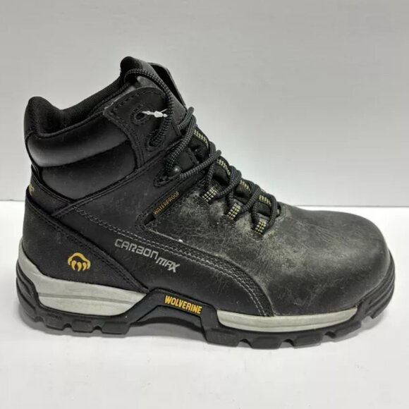 Wolverine Men’s Tarmac Waterproof Composite Toe Work Boots, Size 8.5 M